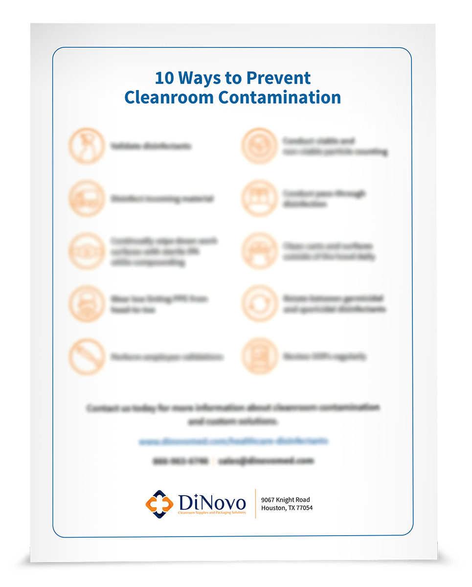 DiNovo cleanroom contamination Infographic-min-1